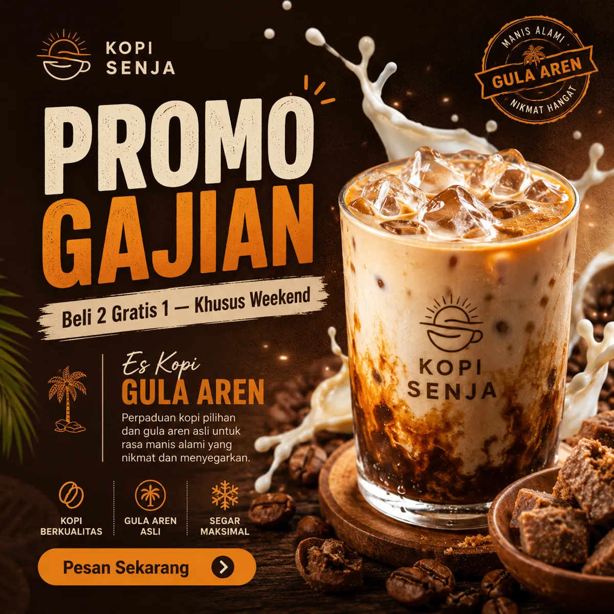 Contoh hasil Desain Poster Feed